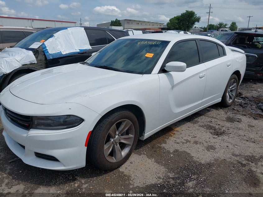 2016 Dodge Charger VIN 2C3CDXHG4GH335008 IAAI salvage auction — HAIL, Salvage Title, sold $4,100 on 2026-07-28 (photo 2)