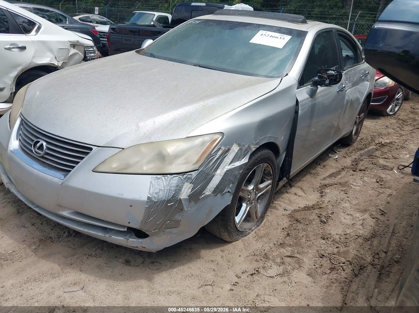 2009 Lexus ES VIN JTHBJ46G892326257 IAAI salvage auction — NORMAL WEAR, Clear (South Carolina), sold $925 on 2026-07-07 (photo 2)