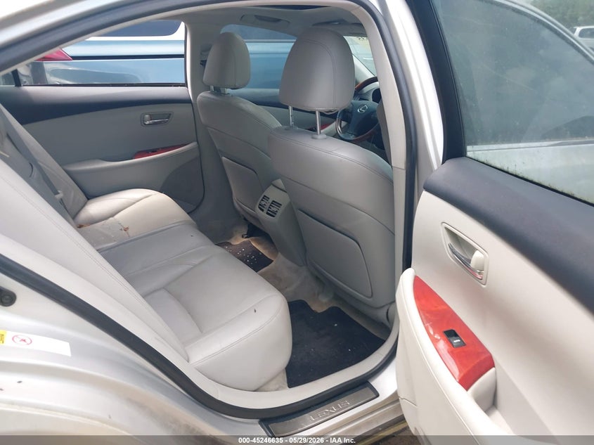 2009 Lexus ES VIN JTHBJ46G892326257 IAAI salvage auction — NORMAL WEAR, Clear (South Carolina), sold $925 on 2026-07-07 (photo 8)