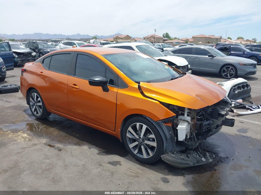 2020 Nissan Versa VIN 3N1CN8FV2LL904880 IAAI salvage auction — FRONT END, Salvage Title, sold $3,050 on 2026-08-22 (photo 1)