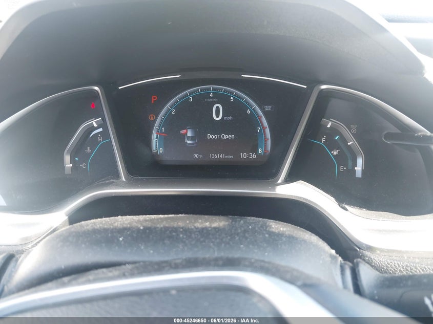 2018 Honda Civic VIN JHMFC1F74JX035594 IAAI salvage auction — HAIL, Salvage Title, sold $3,500 on 2026-07-21 (photo 7)
