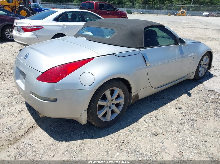 2006 Nissan 350z VIN JN1AZ36A36M450385 IAAI salvage auction — NORMAL WEAR, Nrc Lienholder Repossession Paperwork (Georgia), sold $875 on 2026-07-09 (photo 4)