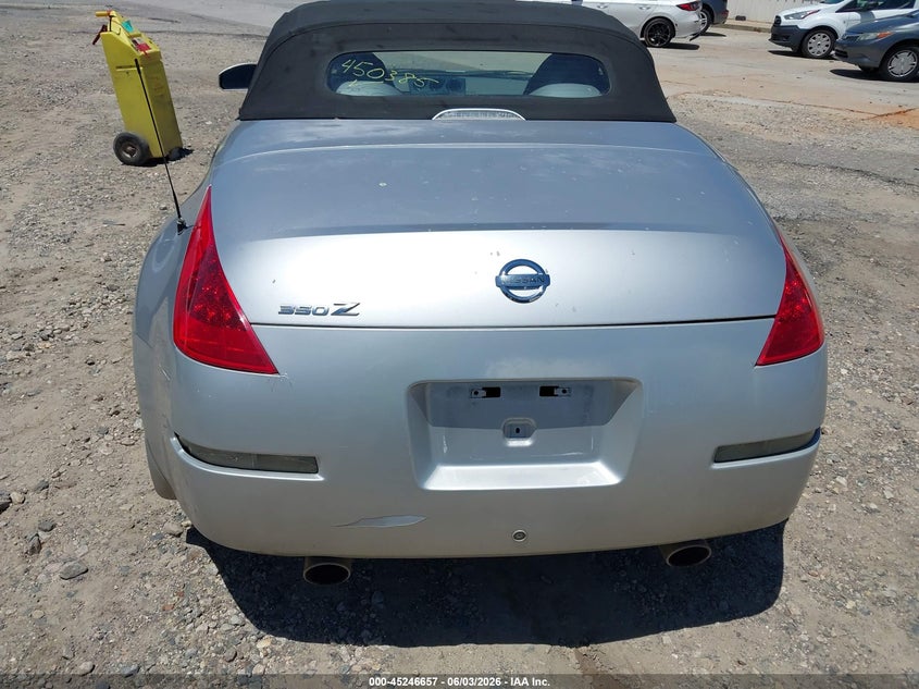 2006 Nissan 350z VIN JN1AZ36A36M450385 IAAI salvage auction — NORMAL WEAR, Nrc Lienholder Repossession Paperwork (Georgia), sold $875 on 2026-07-09 (photo 6)