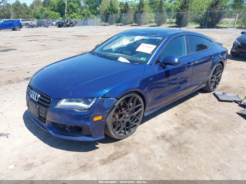 2014 Audi S7 VIN WAUW2AFC9EN154404 IAAI salvage auction — FRONT END, Salvage (Virginia), sold $5,750 on 2026-07-28 (photo 2)