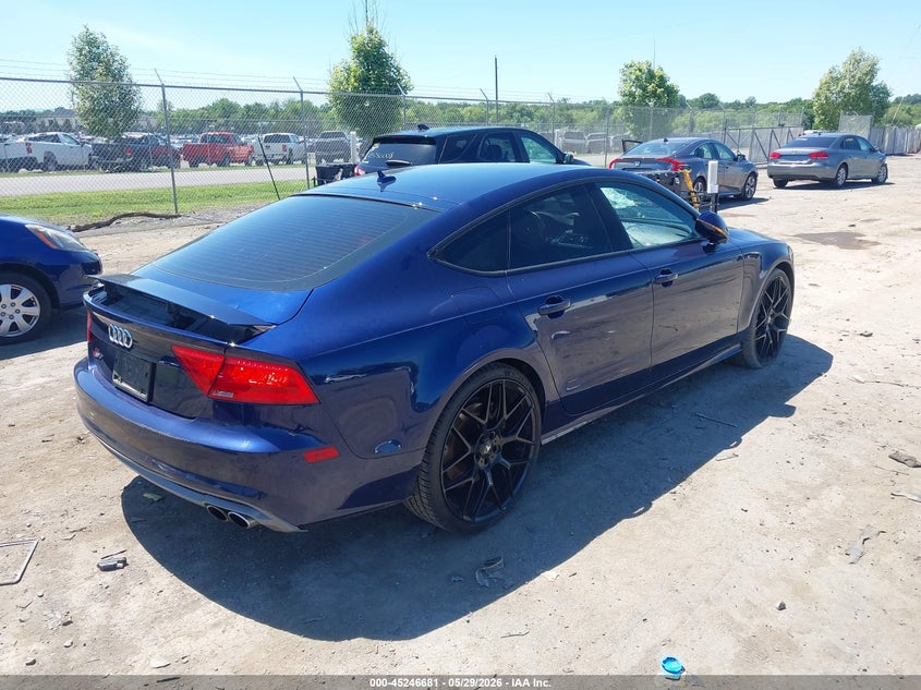 2014 Audi S7 VIN WAUW2AFC9EN154404 IAAI salvage auction — FRONT END, Salvage (Virginia), sold $5,750 on 2026-07-28 (photo 4)