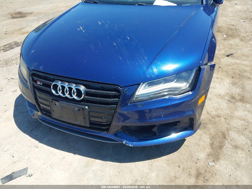 2014 Audi S7 VIN WAUW2AFC9EN154404 IAAI salvage auction — FRONT END, Salvage (Virginia), sold $5,750 on 2026-07-28 (photo 6)