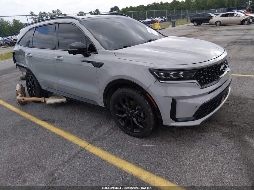 2022 Kia Sorento VIN 5XYRK4LFXNG101735 IAAI salvage auction — REAR END, Salvage (South Carolina), sold $6,700 on 2026-07-08 (photo 1)