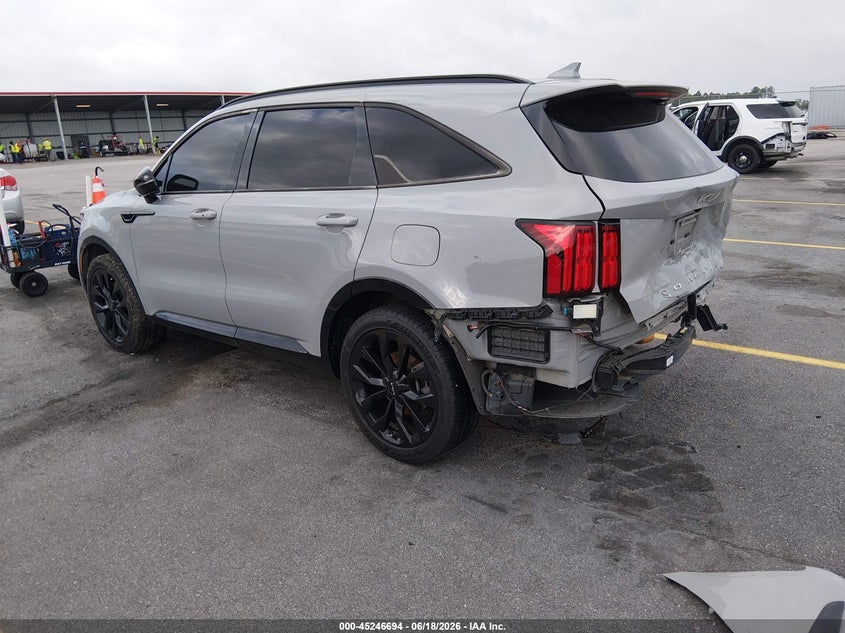 2022 Kia Sorento VIN 5XYRK4LFXNG101735 IAAI salvage auction — REAR END, Salvage (South Carolina), sold $6,700 on 2026-07-08 (photo 3)