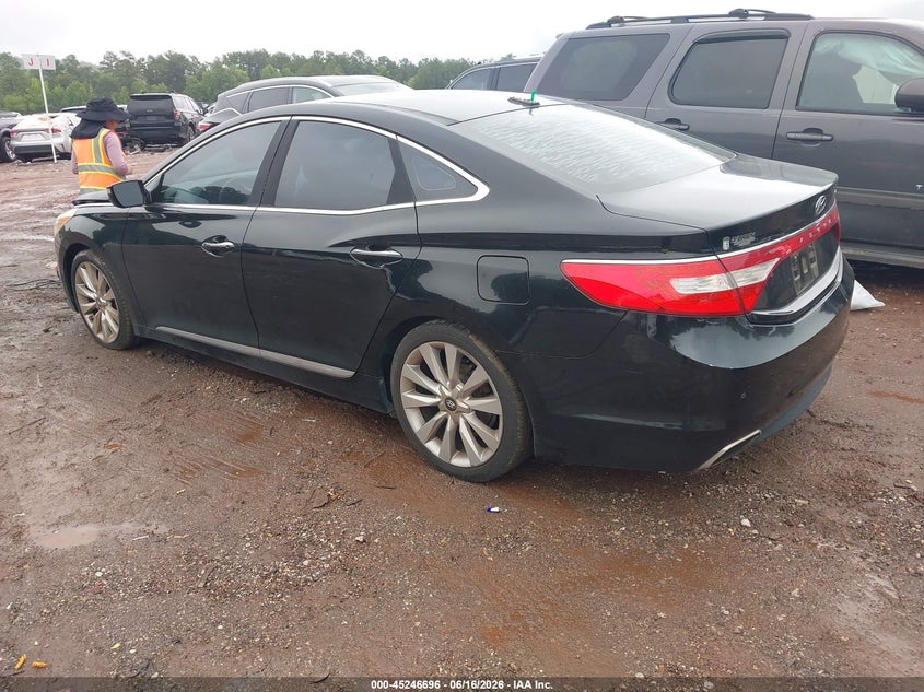 2016 Hyundai Azera VIN KMHFH4JG3GA529562 IAAI salvage auction — FRONT END, Salvage Title, sold $1,100 on 2026-07-08 (photo 3)