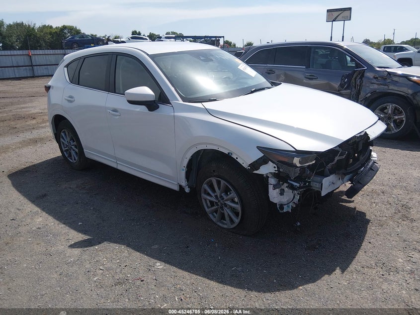 2025 Mazda Cx-5 VIN JM3KFBBL5S0713111 IAAI salvage auction — LEFT FRONT, Salvage Title, sold $5,800 on 2026-07-22 (photo 1)