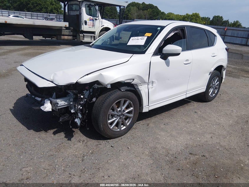 2025 Mazda Cx-5 VIN JM3KFBBL5S0713111 IAAI salvage auction — LEFT FRONT, Salvage Title, sold $5,800 on 2026-07-22 (photo 2)