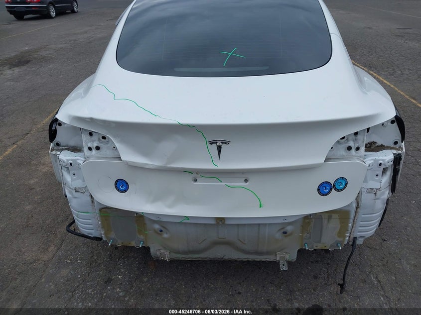 2023 Tesla Model 3 VIN 5YJ3E1EA7PF561555 IAAI salvage auction — REAR END, Salvage (Oregon), sold $6,200 on 2026-07-16 (photo 6)