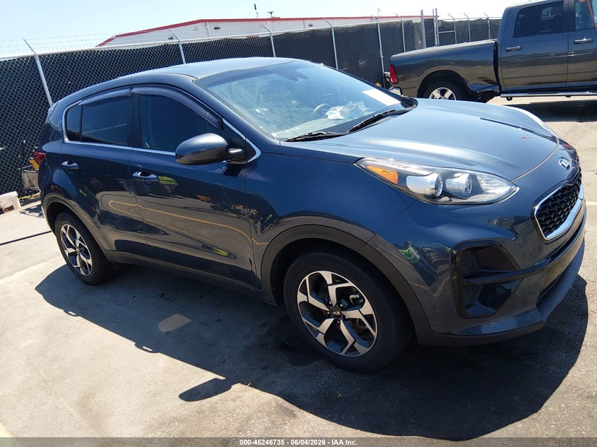 2021 Kia Sportage VIN KNDPM3AC9M7937228 IAAI salvage auction — REAR END, Salvage Title, sold $3,900 on 2026-07-25 (photo 1)