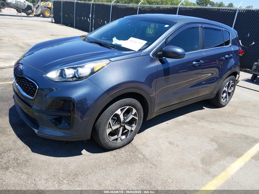 2021 Kia Sportage VIN KNDPM3AC9M7937228 IAAI salvage auction — REAR END, Salvage Title, sold $3,900 on 2026-07-25 (photo 2)