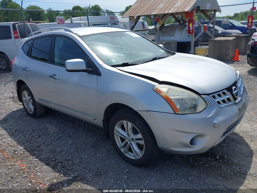2012 Nissan Rogue VIN JN8AS5MV2CW717734 IAAI salvage auction — FRONT END, Salvage Title, sold $450 on 2026-07-16 (photo 1)