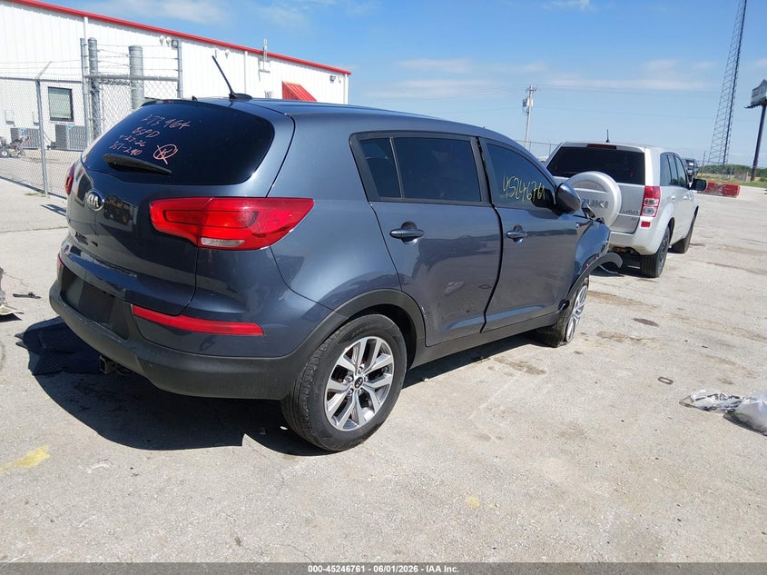 2016 Kia Sportage VIN KNDPBCACXG7865742 IAAI salvage auction — FRONT END, Salvage Title, sold $1,100 on 2026-07-16 (photo 4)