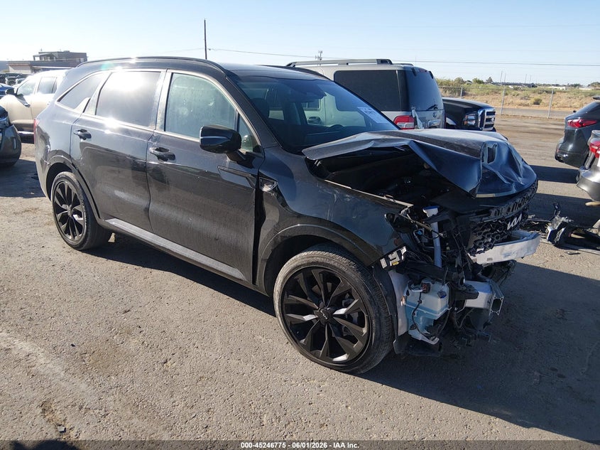 2022 Kia Sorento VIN 5XYRK4LF5NG153824 IAAI salvage auction — FRONT END, Salvage Title, sold $25 on 2026-07-29 (photo 1)
