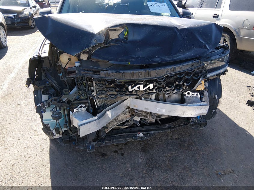2022 Kia Sorento VIN 5XYRK4LF5NG153824 IAAI salvage auction — FRONT END, Salvage Title, sold $25 on 2026-07-29 (photo 6)