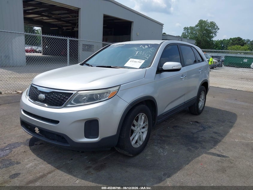 2014 Kia Sorento VIN 5XYKT4A67EG425789 IAAI salvage auction — FRONT END, Nrc Lienholder Repossession Paperwork (Georgia), sold $775 on 2026-07-08 (photo 2)