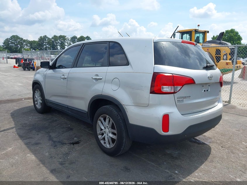 2014 Kia Sorento VIN 5XYKT4A67EG425789 IAAI salvage auction — FRONT END, Nrc Lienholder Repossession Paperwork (Georgia), sold $775 on 2026-07-08 (photo 3)