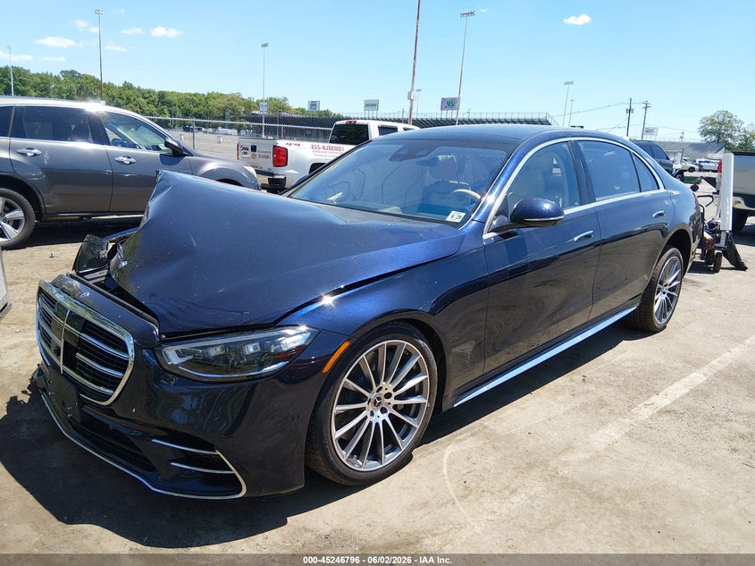 2024 Mercedes-benz S-klasse VIN W1K6G7GBXRA284384 IAAI salvage auction — FRONT END, Salvage (New Jersey), sold $38,950 on 2026-07-13 (photo 2)