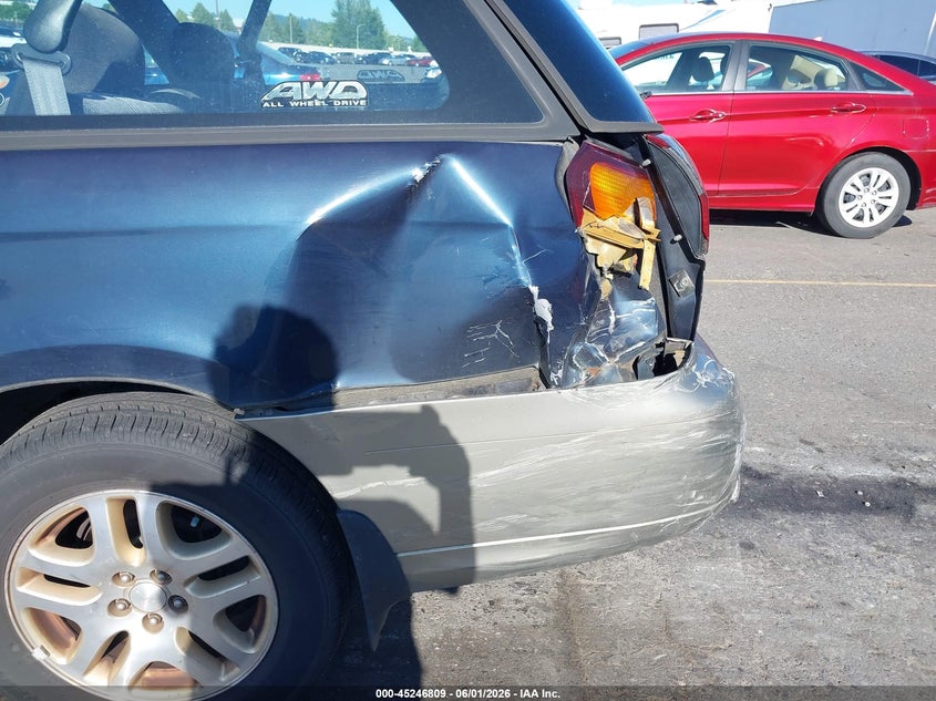 2001 Subaru Outback VIN 4S3BH665817626671 IAAI salvage auction — REAR END, Salvage (Oregon), sold $250 on 2026-07-09 (photo 6)