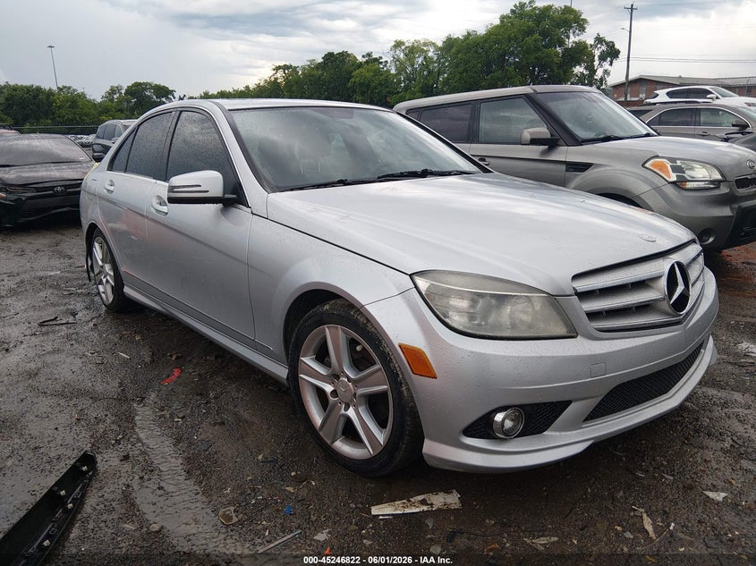 2010 Mercedes-benz C-klasse VIN WDDGF5EB9AF421479 IAAI salvage auction — REAR END, Clear (Tennessee), sold $1,100 on 2026-08-05 (photo 1)