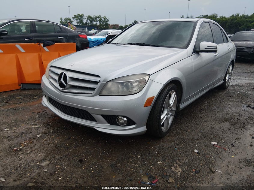 2010 Mercedes-benz C-klasse VIN WDDGF5EB9AF421479 IAAI salvage auction — REAR END, Clear (Tennessee), sold $1,100 on 2026-08-05 (photo 2)