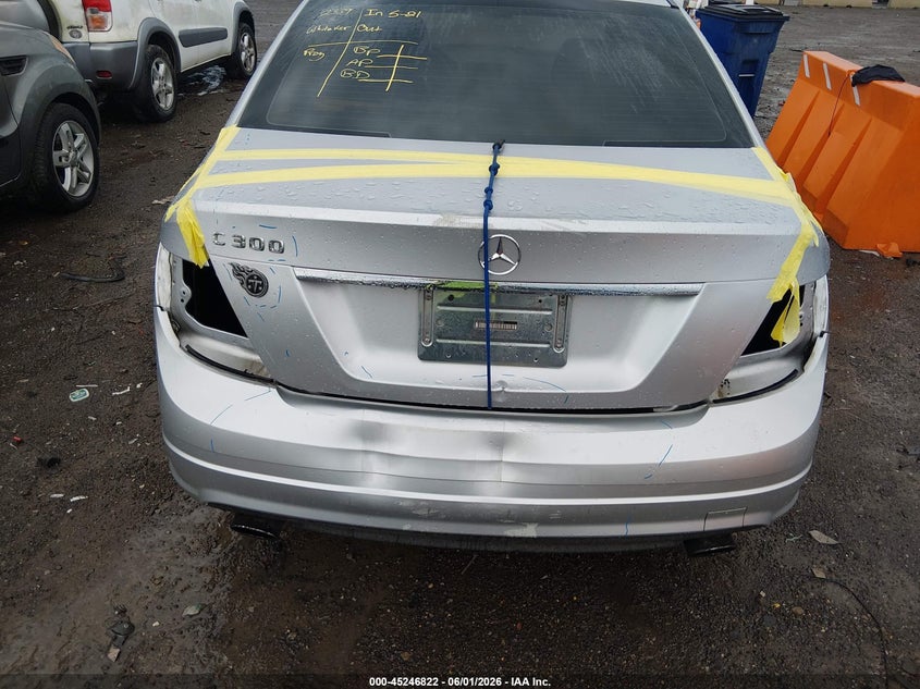 2010 Mercedes-benz C-klasse VIN WDDGF5EB9AF421479 IAAI salvage auction — REAR END, Clear (Tennessee), sold $1,100 on 2026-08-05 (photo 6)