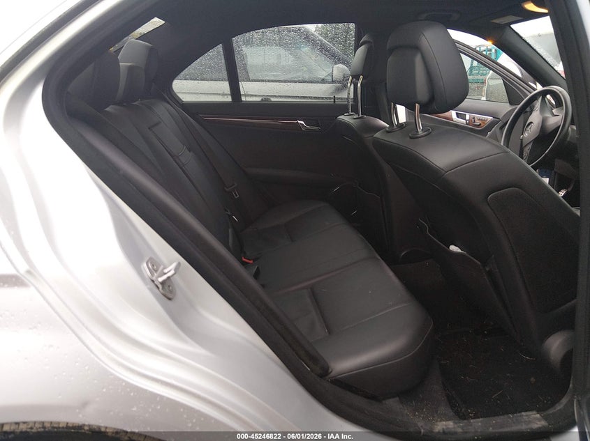 2010 Mercedes-benz C-klasse VIN WDDGF5EB9AF421479 IAAI salvage auction — REAR END, Clear (Tennessee), sold $1,100 on 2026-08-05 (photo 8)
