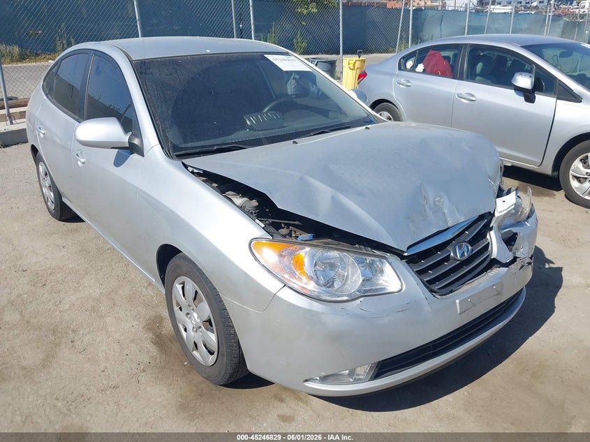 2008 Hyundai Elantra VIN KMHDU46DX8U296586 IAAI salvage auction — FRONT END, Salvage (California), sold $1,000 on 2026-07-08 (photo 1)