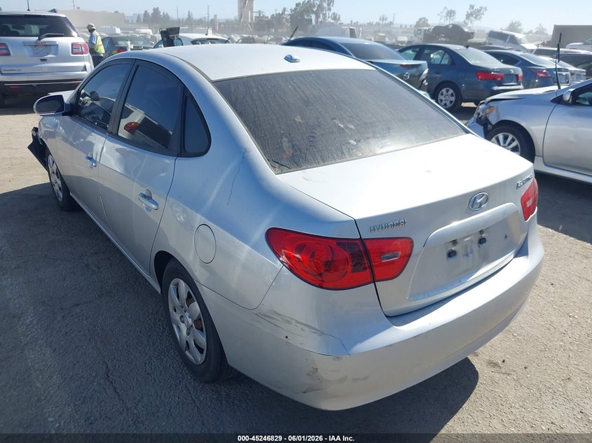 2008 Hyundai Elantra VIN KMHDU46DX8U296586 IAAI salvage auction — FRONT END, Salvage (California), sold $1,000 on 2026-07-08 (photo 3)