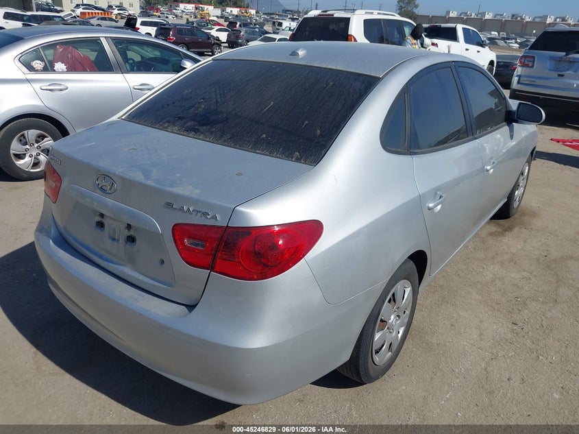 2008 Hyundai Elantra VIN KMHDU46DX8U296586 IAAI salvage auction — FRONT END, Salvage (California), sold $1,000 on 2026-07-08 (photo 4)