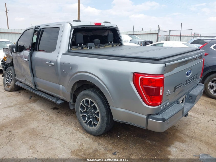 2023 Ford F-150 VIN 1FTEW1CP5PKG23504 IAAI salvage auction — LEFT FRONT, Salvage Title, sold $7,900 on 2026-07-28 (photo 3)