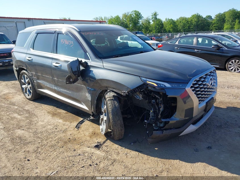 2021 Hyundai Palisade VIN KM8R3DHE9MU228496 IAAI salvage auction — RIGHT SIDE, Mv-907A (New York), sold $5,700 on 2026-07-07 (photo 1)