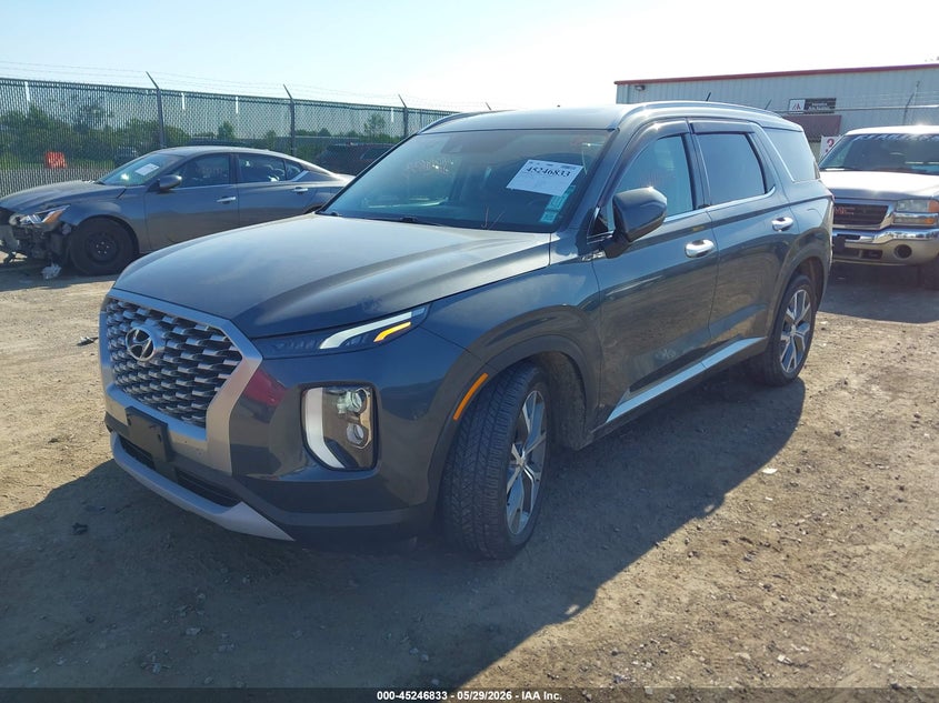 2021 Hyundai Palisade VIN KM8R3DHE9MU228496 IAAI salvage auction — RIGHT SIDE, Mv-907A (New York), sold $5,700 on 2026-07-07 (photo 2)