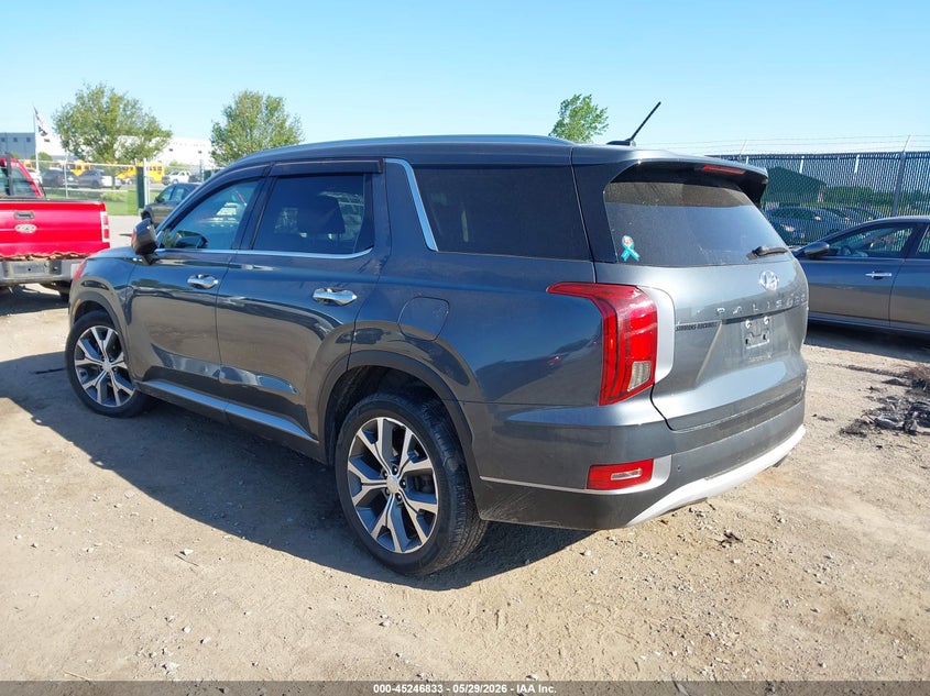 2021 Hyundai Palisade VIN KM8R3DHE9MU228496 IAAI salvage auction — RIGHT SIDE, Mv-907A (New York), sold $5,700 on 2026-07-07 (photo 3)
