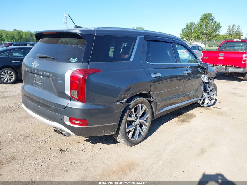 2021 Hyundai Palisade VIN KM8R3DHE9MU228496 IAAI salvage auction — RIGHT SIDE, Mv-907A (New York), sold $5,700 on 2026-07-07 (photo 4)