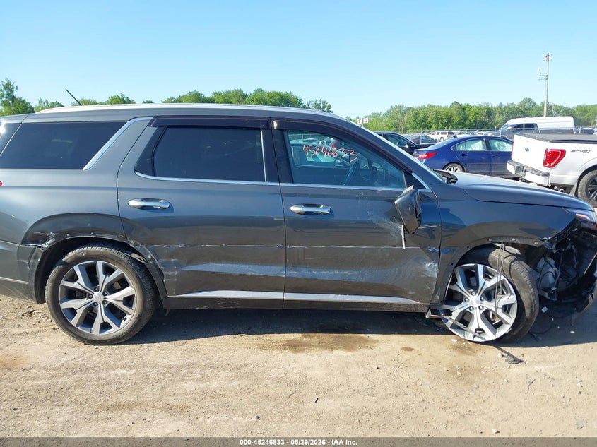 2021 Hyundai Palisade VIN KM8R3DHE9MU228496 IAAI salvage auction — RIGHT SIDE, Mv-907A (New York), sold $5,700 on 2026-07-07 (photo 6)