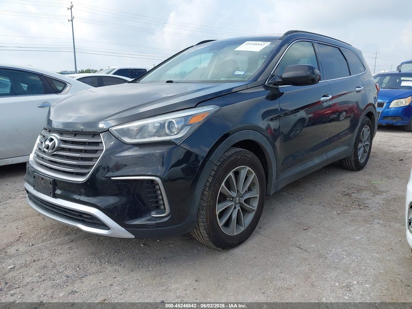 2018 Hyundai Santa fe VIN KM8SM4HF6JU282261 IAAI salvage auction — RIGHT FRONT, Salvage Title, sold $3,100 on 2026-07-20 (photo 2)
