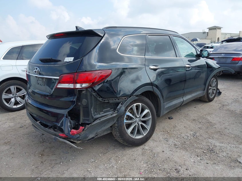 2018 Hyundai Santa fe VIN KM8SM4HF6JU282261 IAAI salvage auction — RIGHT FRONT, Salvage Title, sold $3,100 on 2026-07-20 (photo 4)
