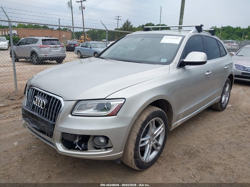 2015 Audi Q5 VIN WA1LFAFP5FA100811 IAAI salvage auction — FRONT END, Salvage Title, sold $4,050 on 2026-07-13 (photo 2)