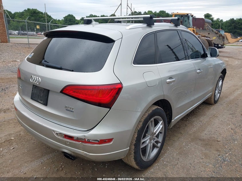 2015 Audi Q5 VIN WA1LFAFP5FA100811 IAAI salvage auction — FRONT END, Salvage Title, sold $4,050 on 2026-07-13 (photo 4)
