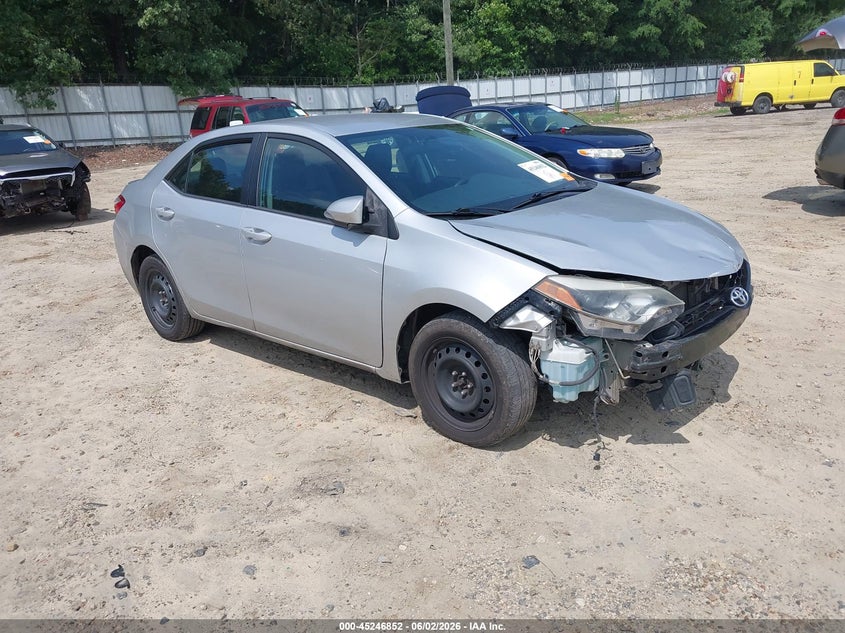 2016 Toyota Corolla VIN 5YFBURHEXGP387044 IAAI salvage auction — FRONT END, Salvage Title, sold $1,750 on 2026-07-26 (photo 1)