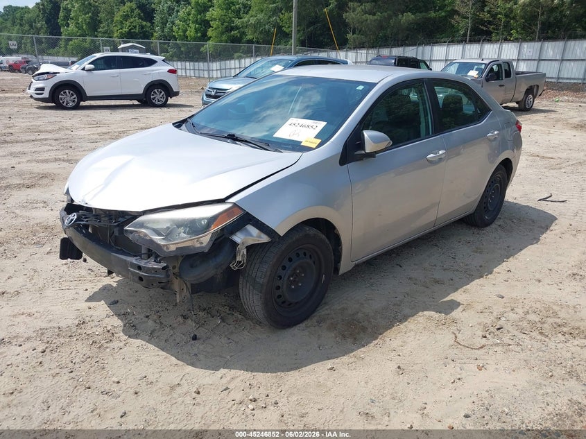 2016 Toyota Corolla VIN 5YFBURHEXGP387044 IAAI salvage auction — FRONT END, Salvage Title, sold $1,750 on 2026-07-26 (photo 2)
