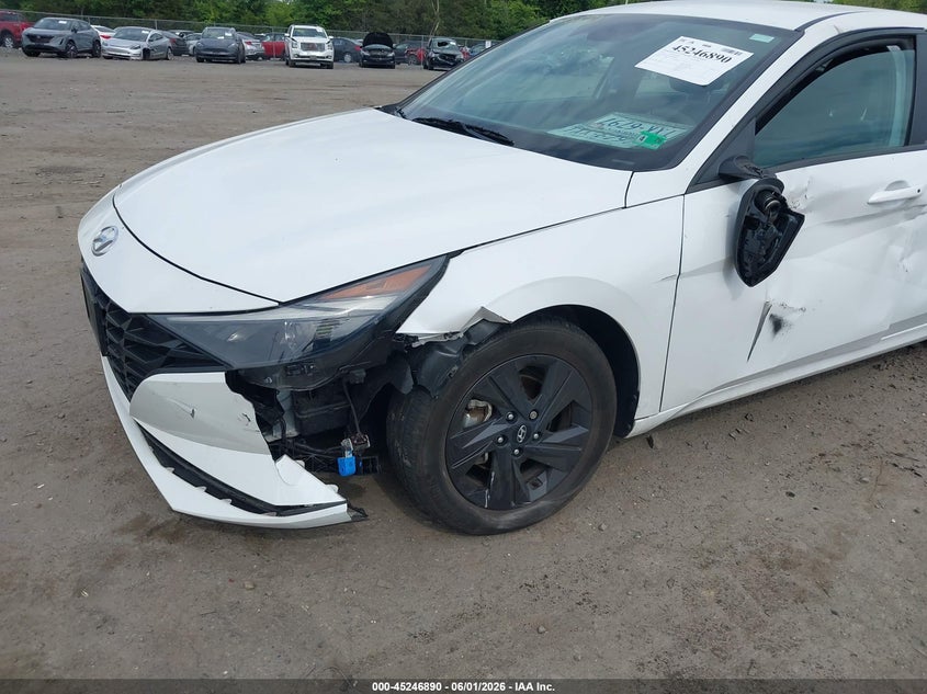 2022 Hyundai Elantra VIN 5NPLM4AG7NH085949 IAAI salvage auction — LEFT FRONT, Salvage Title, sold $4,500 on 2026-07-14 (photo 6)