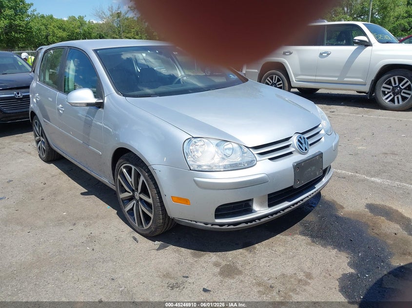 2007 Volkswagen Rabbit VIN WVWDS71K47W076073 IAAI salvage auction — REAR END, Salvage (New Jersey), sold $25 on 2026-07-20 (photo 1)