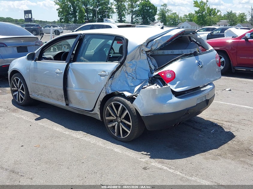 2007 Volkswagen Rabbit VIN WVWDS71K47W076073 IAAI salvage auction — REAR END, Salvage (New Jersey), sold $25 on 2026-07-20 (photo 3)