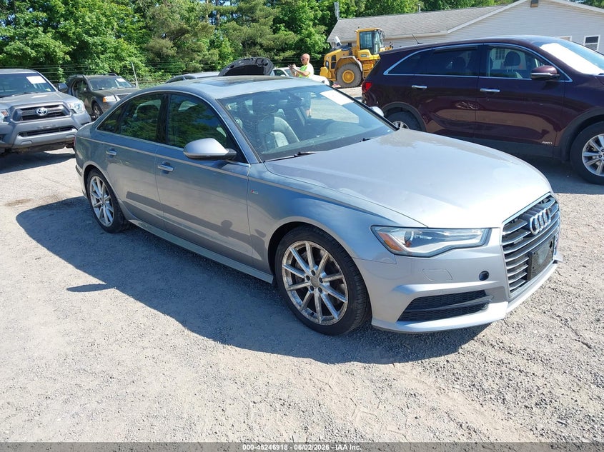 2017 Audi A6 VIN WAUG8AFC1HN058127 IAAI salvage auction — HAIL, Salvage Title, sold $5,650 on 2026-07-27 (photo 1)