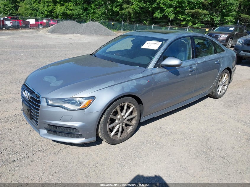 2017 Audi A6 VIN WAUG8AFC1HN058127 IAAI salvage auction — HAIL, Salvage Title, sold $5,650 on 2026-07-27 (photo 2)